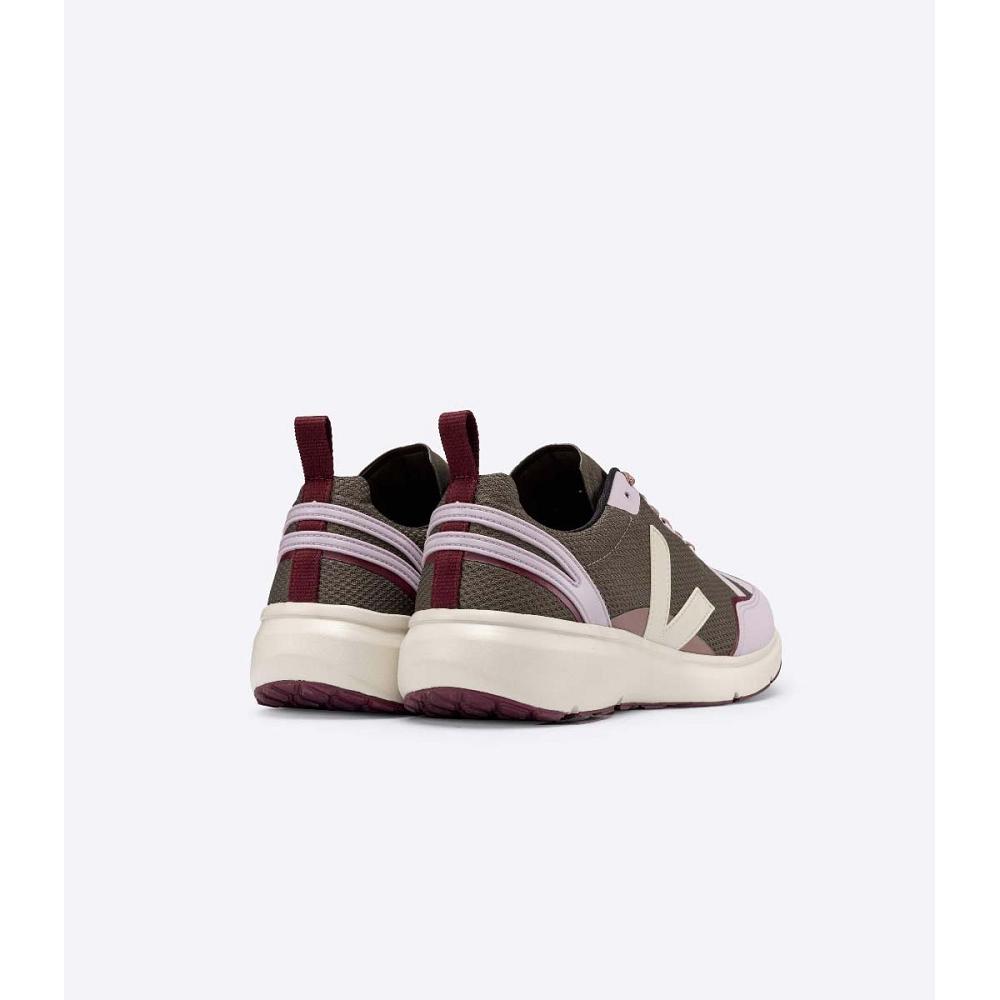 Veja CONDOR 2 ALVEOMESH Schoenen Dames Pink/Khaki | BE 467FDN